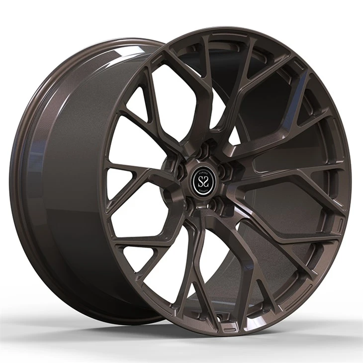 フェラーリ FF 2013 21x9.5 および 22x12 ダークブロンズ 1-PC 鍛造ホイール