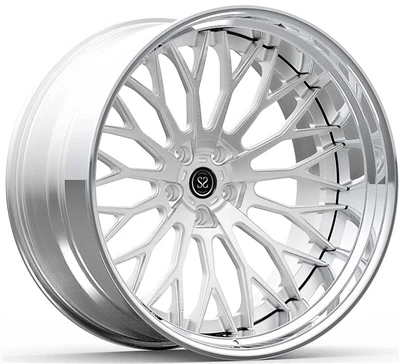 新しいスタイル 3 PC リム 24x10J ブラッシュドディスクとブラッシュドディスク
