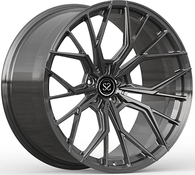 BMW M3 用 22x10 および 22x11 グレー カスタム 1 PC 鍛造リム
