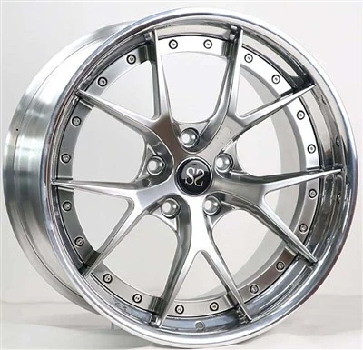 BMW M5 F90 2019 5-Y スポーク スタイル 21x10 および 21x11.5 カスタム 2 PC 鍛造リム