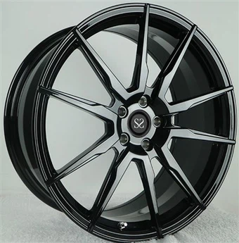 AMG W222用グロスブラック19インチ1PC鍛造リム
