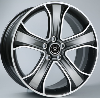 ランドローバーディスカバリー用のカスタム5x120ワンピース22カーリム6061-T6製TUVリム