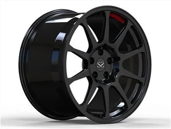 アウディR8マットブラック2ピース鍛造ホイールA6061アルミホイール