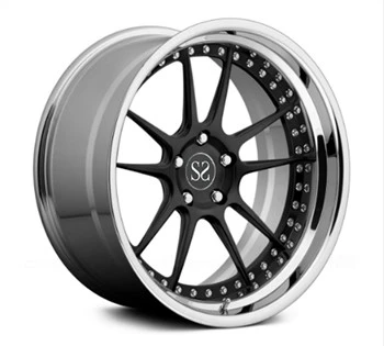 20 インチ リム ポリッシュ カスタマイズ 3- MERCEDES-BENZ SL55 用 PC 鍛造アロイ リム / スタッガード 19x9.5 プラス 55 20x11 プラス 55